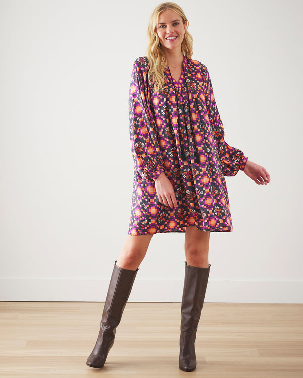 Tomorrow's Tapestry - On The Scene Tunic - Violet Breeze - Printfresh