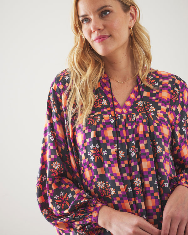 Tomorrow's Tapestry - On The Scene Tunic - Violet Breeze - Printfresh