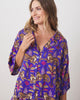 Untamed Tiger - Satin Chic to Sleep Nightie & Robe Set - Grape Soda - Printfresh