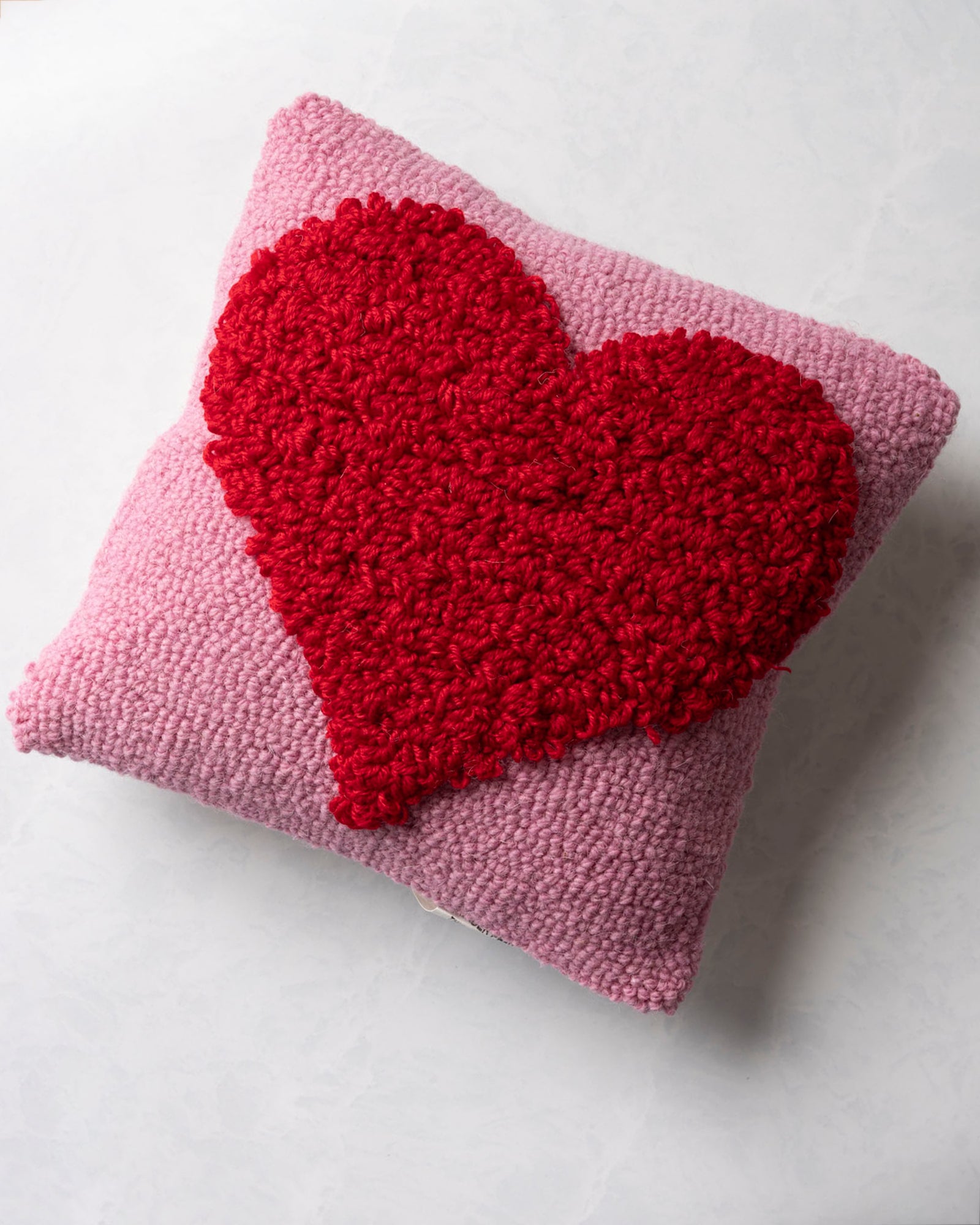 Looped Heart Hook Pillow - Printfresh