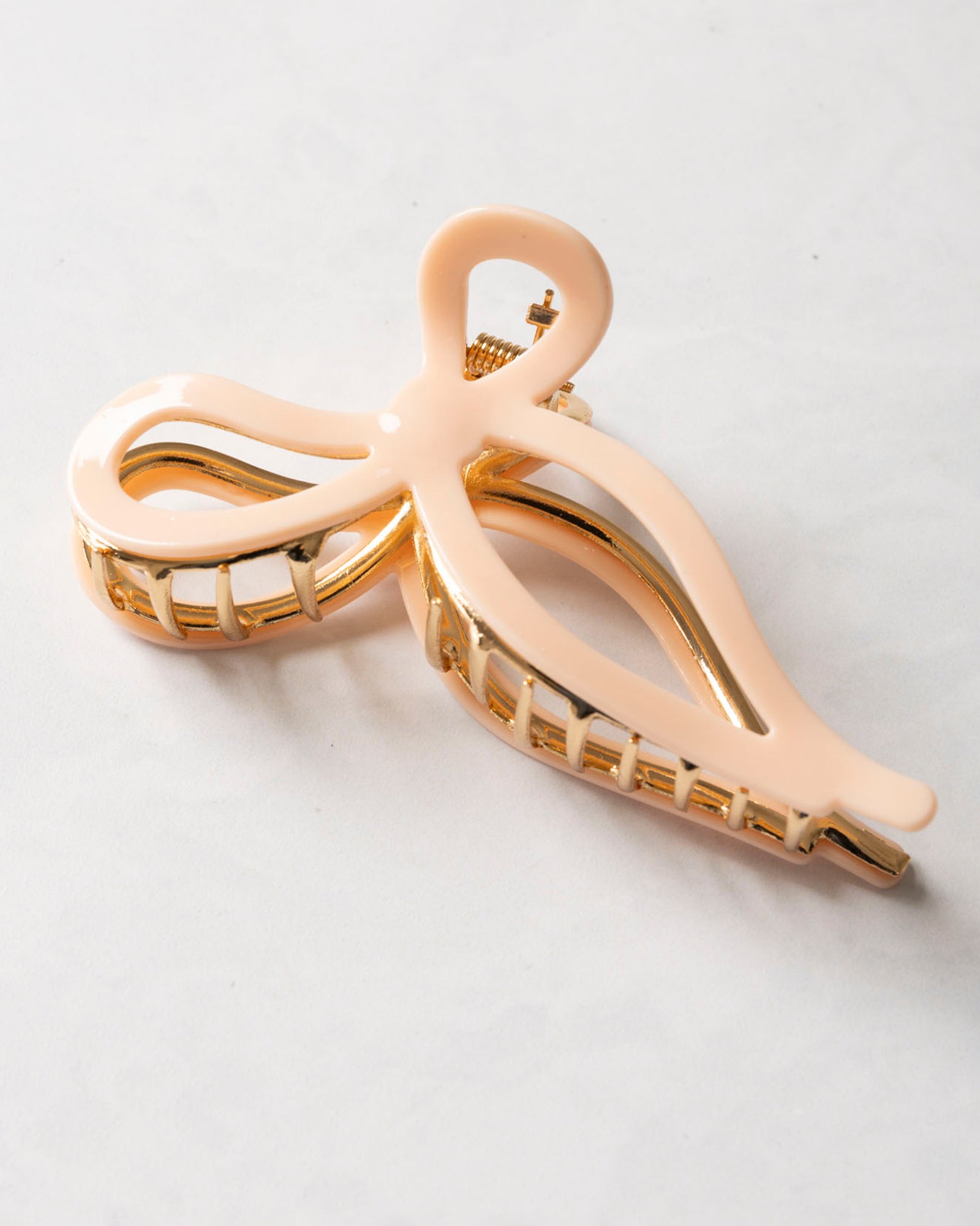 Pink Ballet Bow - Acetate Claw Clip - Solar Eclipse - Printfresh