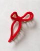 Red Ballet Bow - Acetate Claw Clip - Solar Eclipse - Printfresh