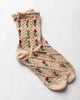 Mocha - Tulip Flower Casual Socks - Tieplogy - Printfresh