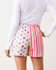 Candy Hearts Stripe - Boyfriend Boxer - Candy Cloud - Printfresh