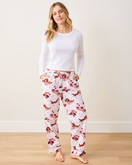 Dachshund Date - PJ Pants - Cloud - Printfresh