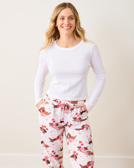 Dachshund Date - PJ Pants - Cloud - Printfresh