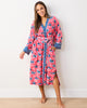 Ostrich Dance - Satin Robe - Fancy Pink - Printfresh