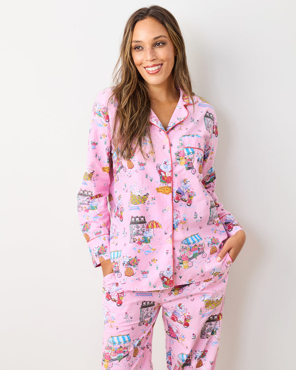 Parisian Poodles - Long PJ Set - Paris Pink - Printfresh