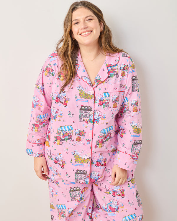 Parisian Poodles - Long PJ Set - Paris Pink - Printfresh