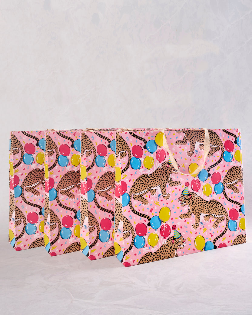 Birthday Bagheera - Gift Bag Bundle - Pink Confetti - Printfresh