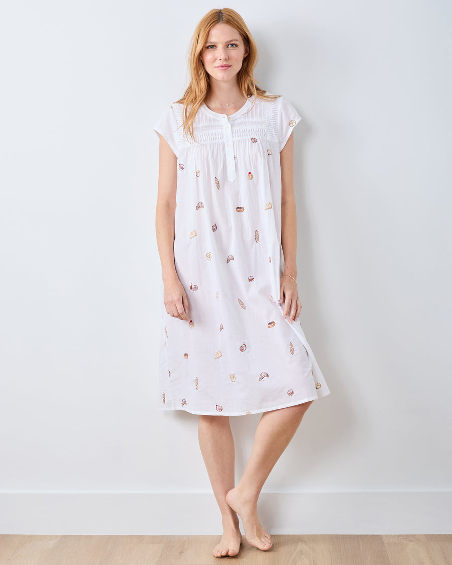 Freshly Baked - Moonlight Nightgown - Cloud - Printfresh