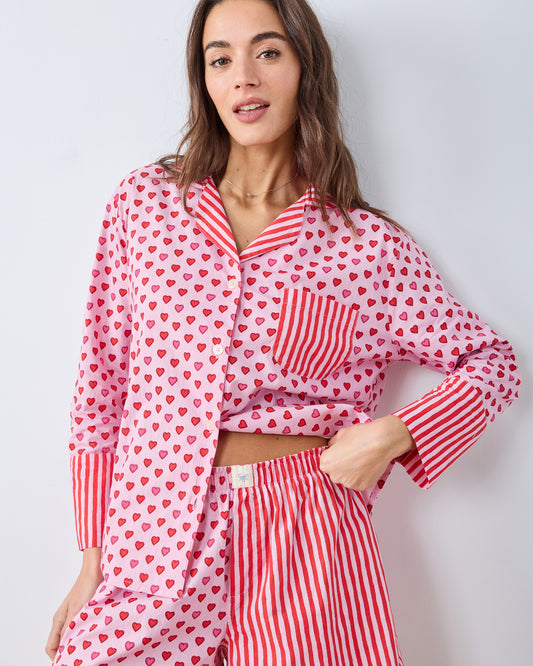 Mini Candy Hearts - Reese Boxer Set - Pink Macaron - Printfresh