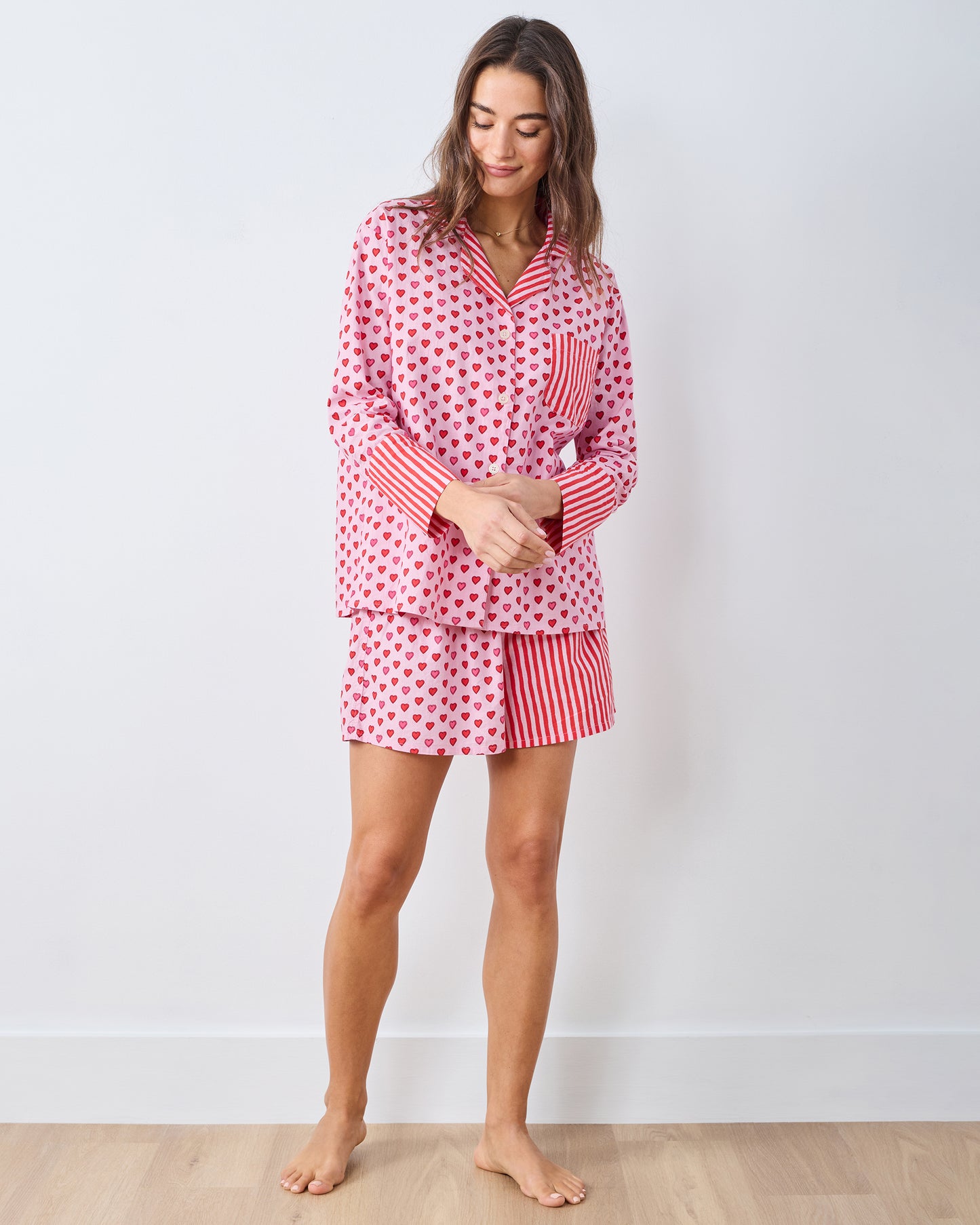 Mini Candy Hearts - Reese Boxer Set - Pink Macaron - Printfresh