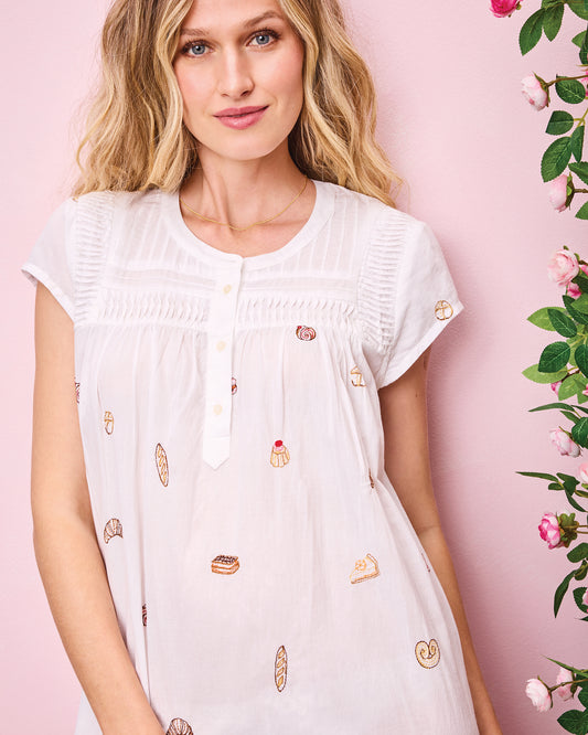 Freshly Baked - Moonlight Nightgown - Cloud - Printfresh