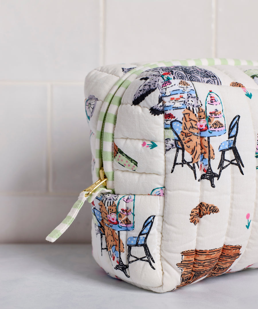 Paris Getaway - Three's Best Pouch Set - Cloud - Printfresh