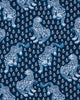 Tiger Queen - Peel & Stick Wallpaper - Navy - Printfresh