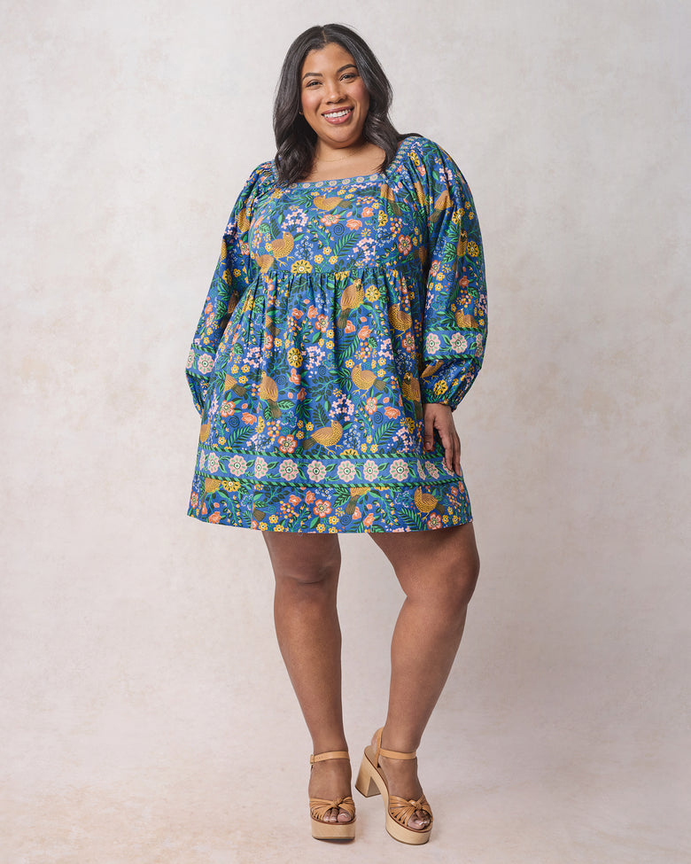 Willow Wren - Maria Dress - Oasis - Printfresh