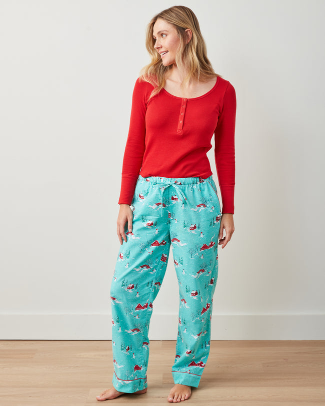 Winter Wonderland - Flannel PJ Pants - Snow Day - Printfresh