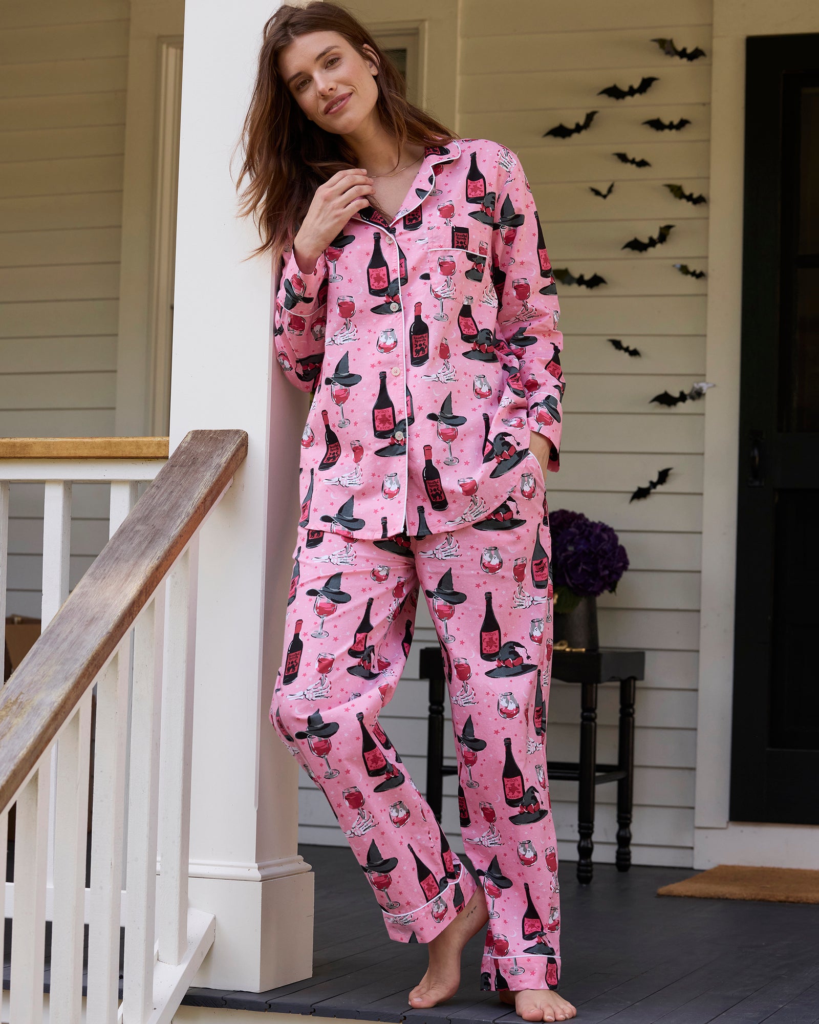 Witch's Brew - Long PJ Set - Pink Potion - Printfresh