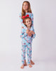 PF x The Hiltons Wrapped Gifts - Kids PJ Set - Baby Blue - Printfresh