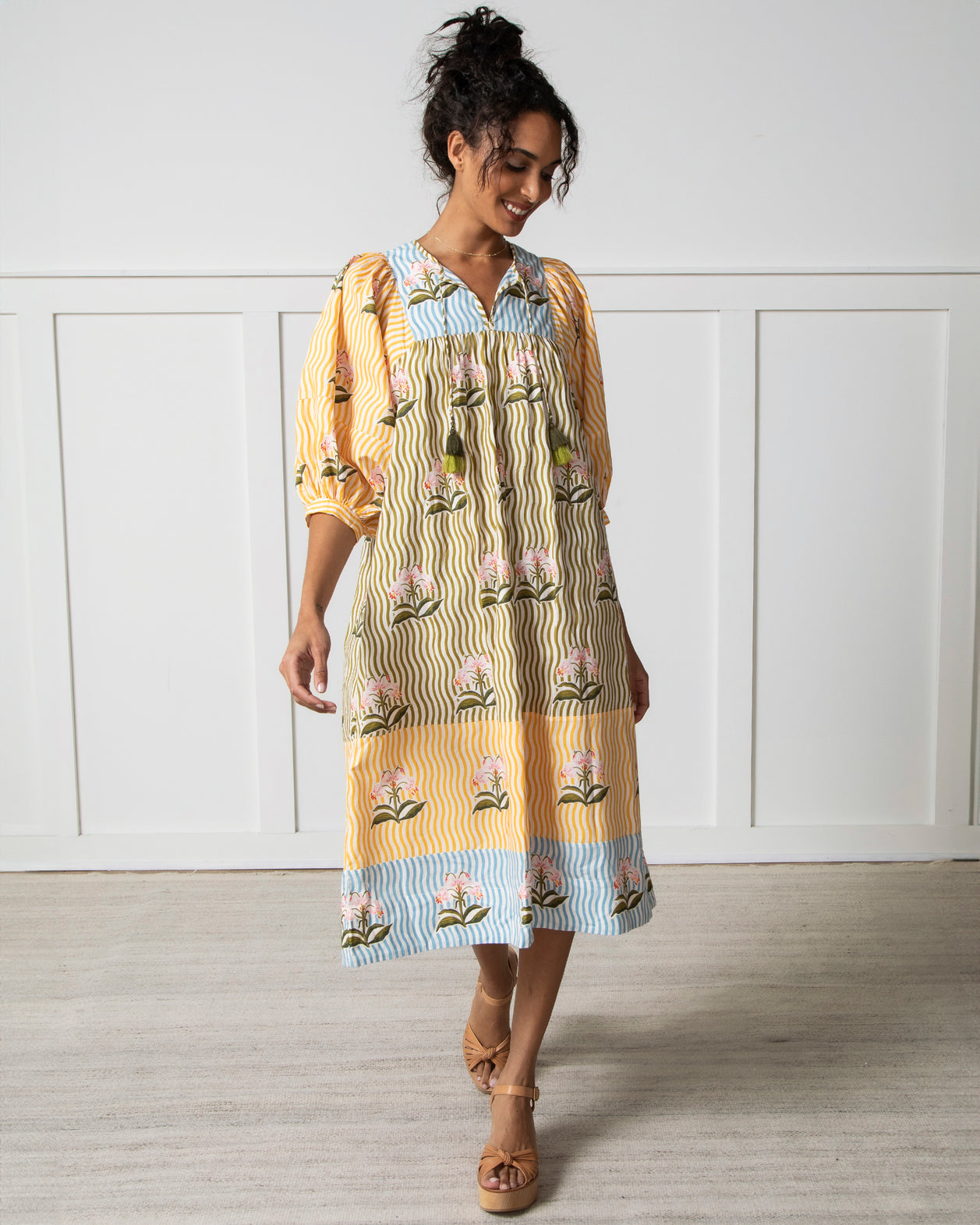 Printfresh + Lars Handpicked - Flower Charmer Midi - Greenhouse - Printfresh