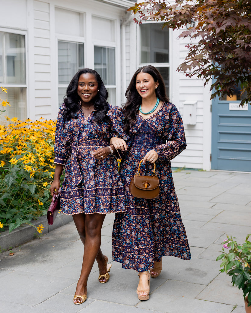 Valley Garden - Romy Dress - Midnight Sky