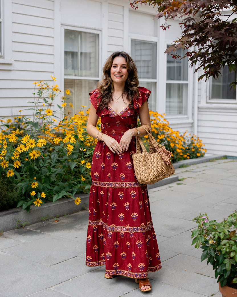 Canyon Wildflower - Cordelia Dress - Red Rock