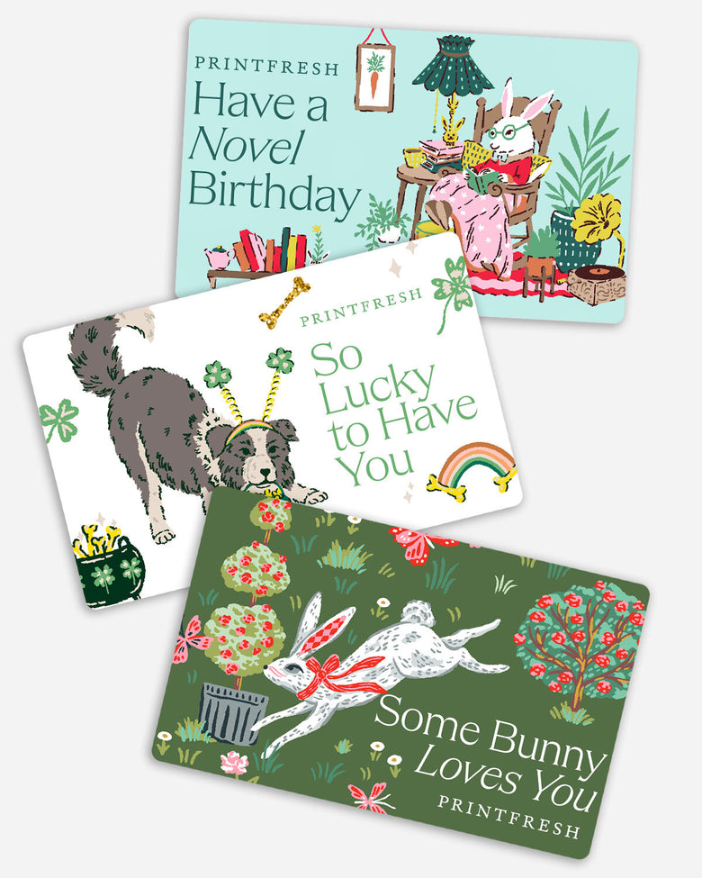 Virtual Gift Card With Instant or Scheduled Delivery - Printfresh