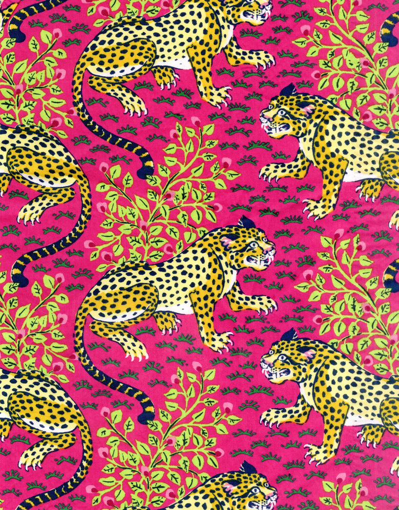 Bagheera - Let's Cruise Caftan - Hot Pink - Printfresh