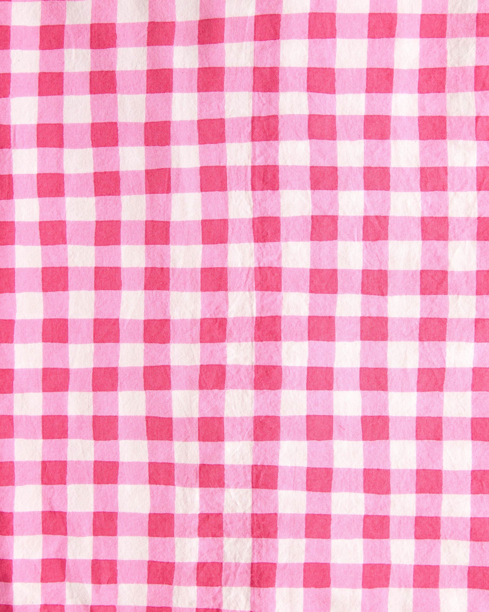 Garden Gingham - Tall Long PJ Set - Pink Spritz - Printfresh