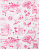 PF x Sean Taylor Girls' Trip Toile - Short Sleep Set - Pink Cloud - Printfresh