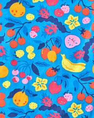 Smoothie Time - Sleep Shirt -  Tropical Blue - Printfresh