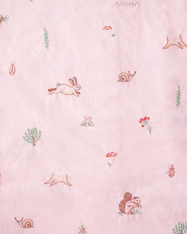 Woodland Storybook - Sleep Shirt - Blush - Printfresh