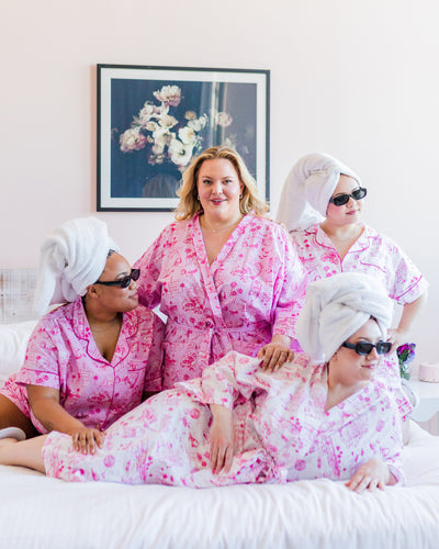 PF x Sean Taylor Girls' Trip Toile - Robe - Pink Cloud - Printfresh
