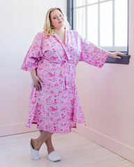 PF x Sean Taylor Girls' Trip Toile - Robe - Rose - Printfresh