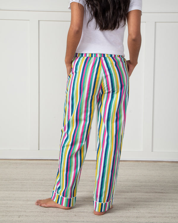 Sincerely Stripes - Pajama Pants - Indigo - Printfresh