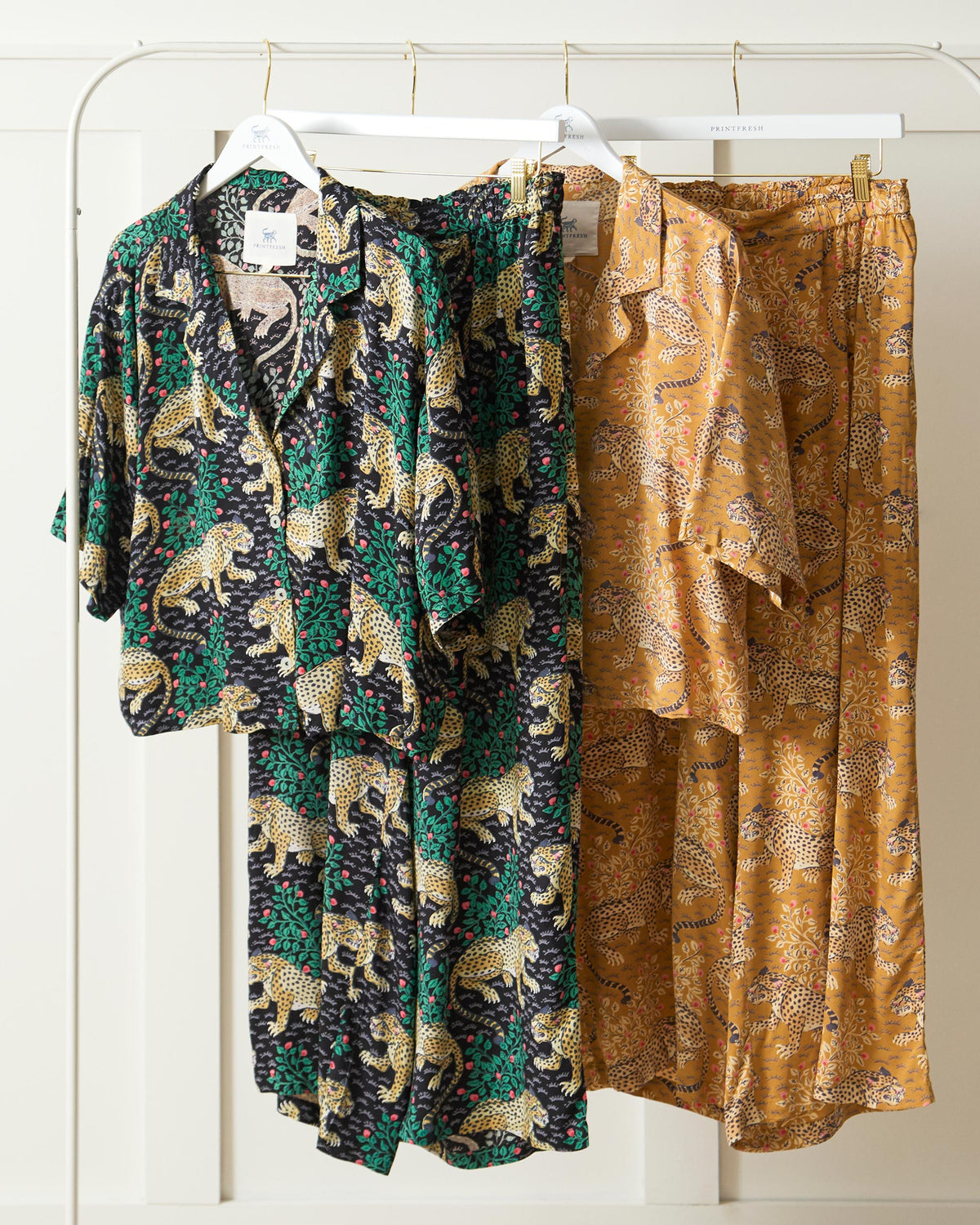 Bagheera - Eco Satin Wildest Dreams Set Bundle - Tobacco/Ink - Printfresh