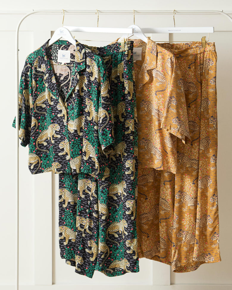 Bagheera - Eco Satin Wildest Dreams Set Bundle - Tobacco/Ink - Printfresh