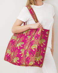 Bagheera - The Traveler Tote - Hot Pink - Printfresh