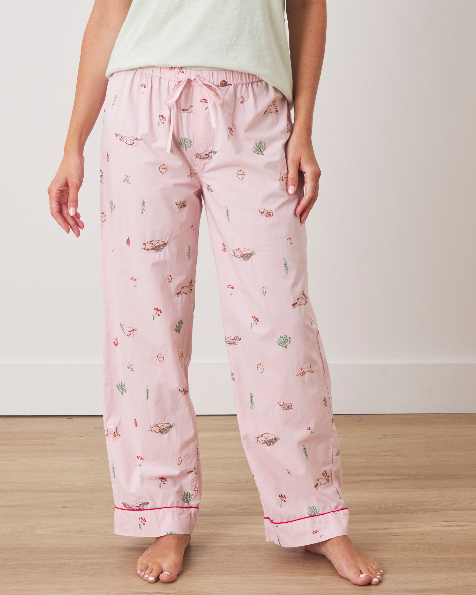 Woodland Storybook - PJ Pants - Blush - Printfresh