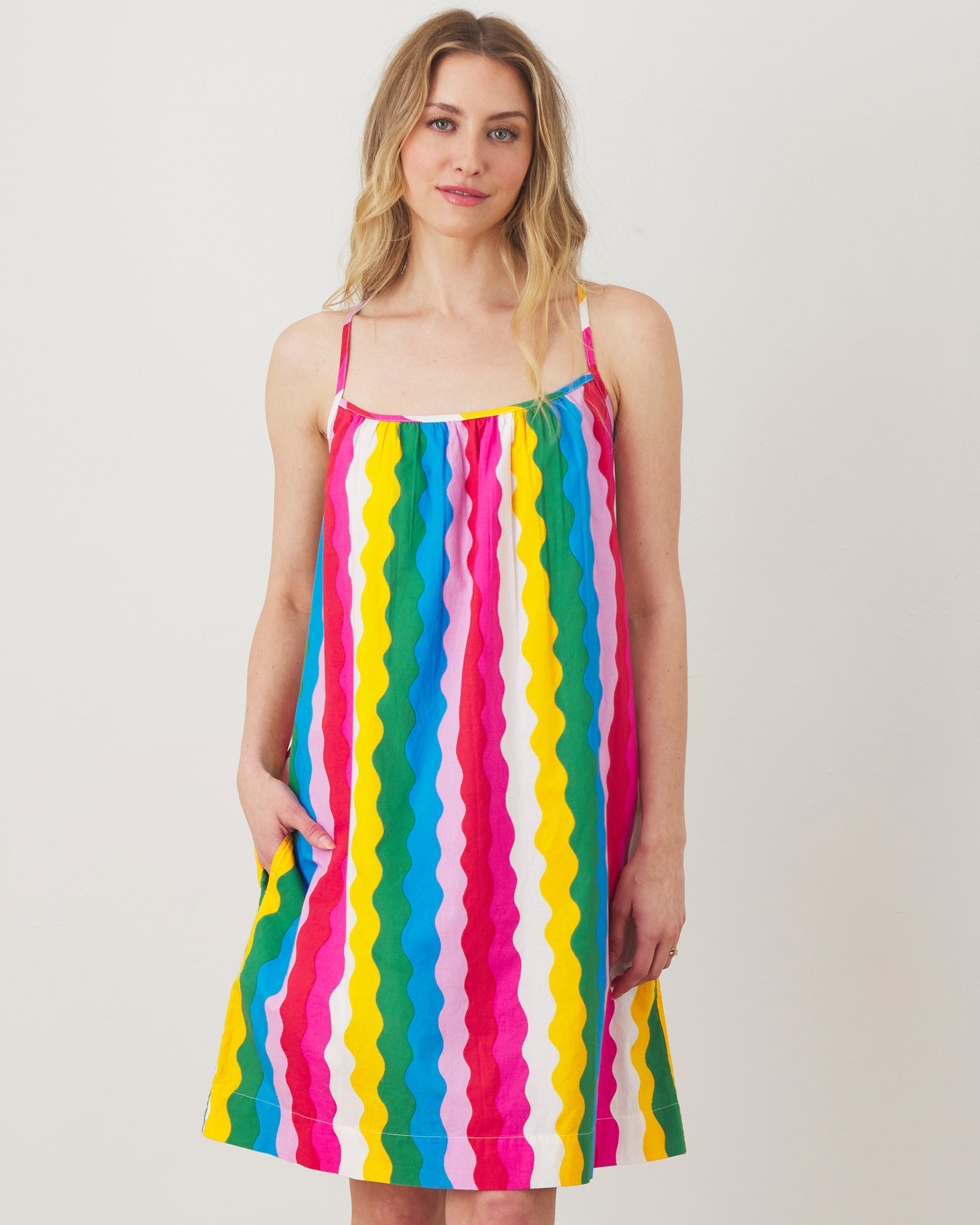 Daily Disco - Cami Nightgown - Rainbow - Printfresh