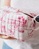PF x Sean Taylor Girls' Trip Toile - Quilted Pouch - Pink Cloud - Printfresh