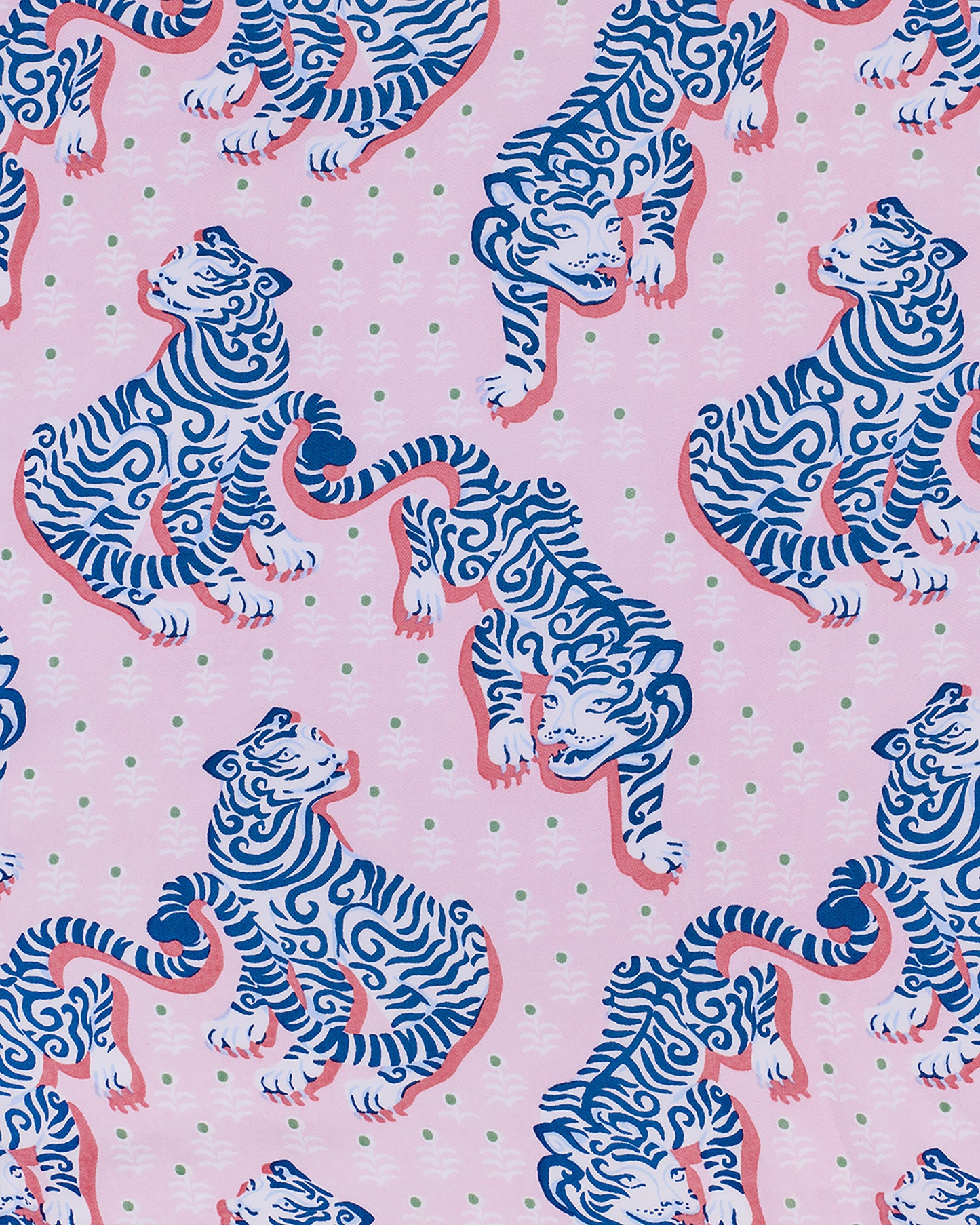 Tiger Queen - Eco Satin Eye Mask - Blush & Bashful - Printfresh