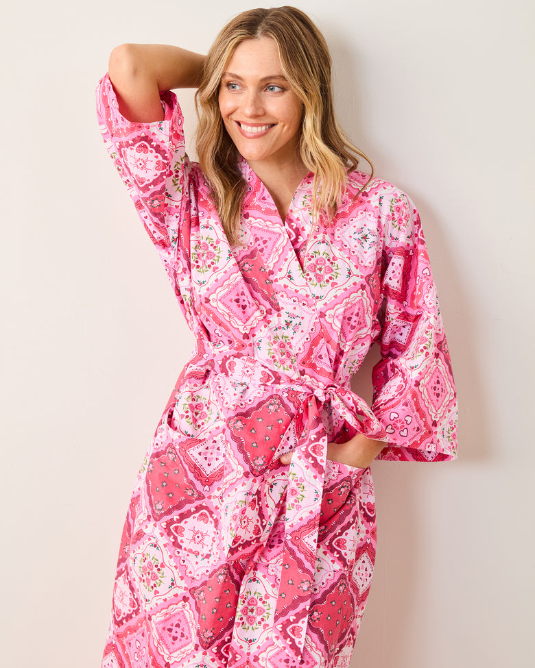 Vintage Valentine - Robe - Mailbox Pink - Printfresh