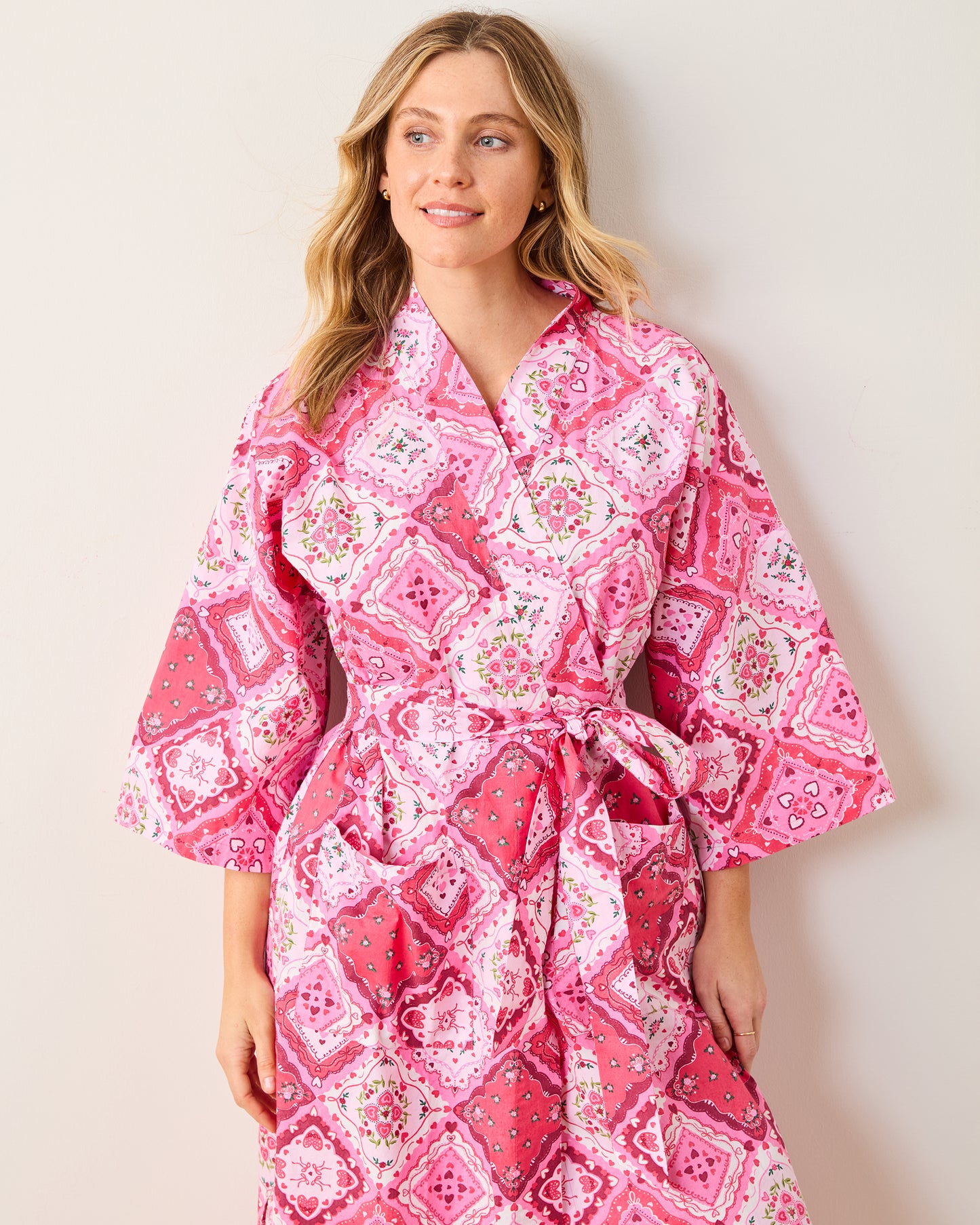 Vintage Valentine - Robe - Mailbox Pink - Printfresh
