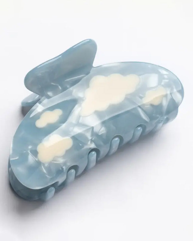 Winona Irene - Lucy Sky Blue Cloud Clip - Blue Combo - Printfresh