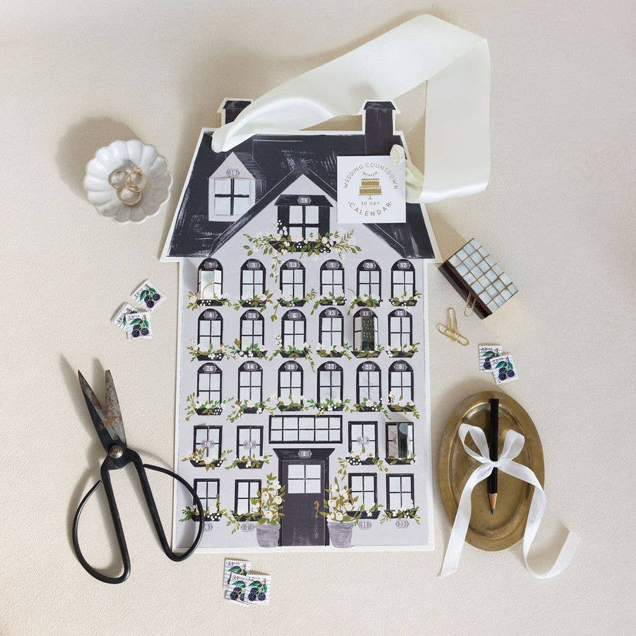 The First Snow - 30 Day Wedding Countdown Calendar - Printfresh