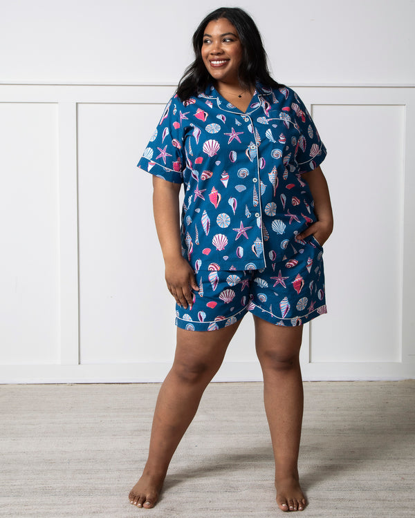 Beachcomber  - Short PJ Set - Shoreline Blue - Printfresh