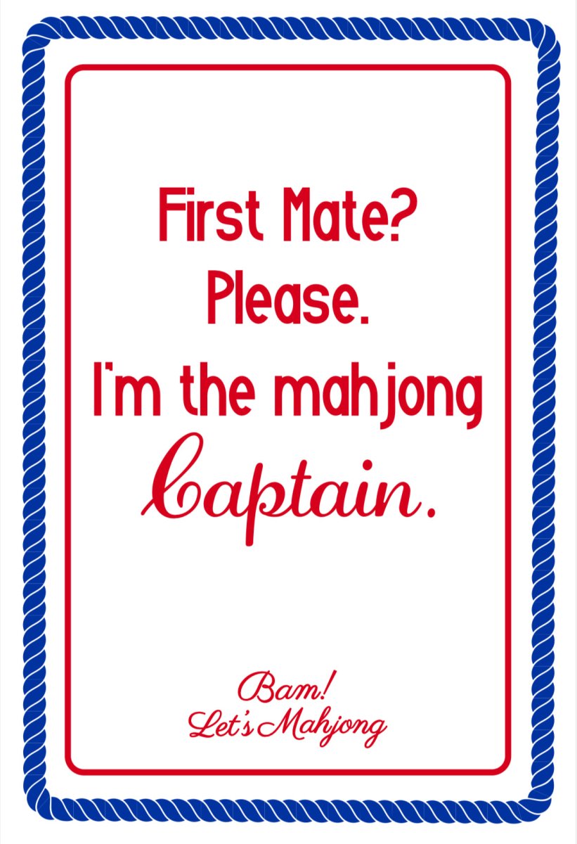 Coastal Mahjong Tile Shufflers | Set of 2 | Bam! Let’s Mahjong®