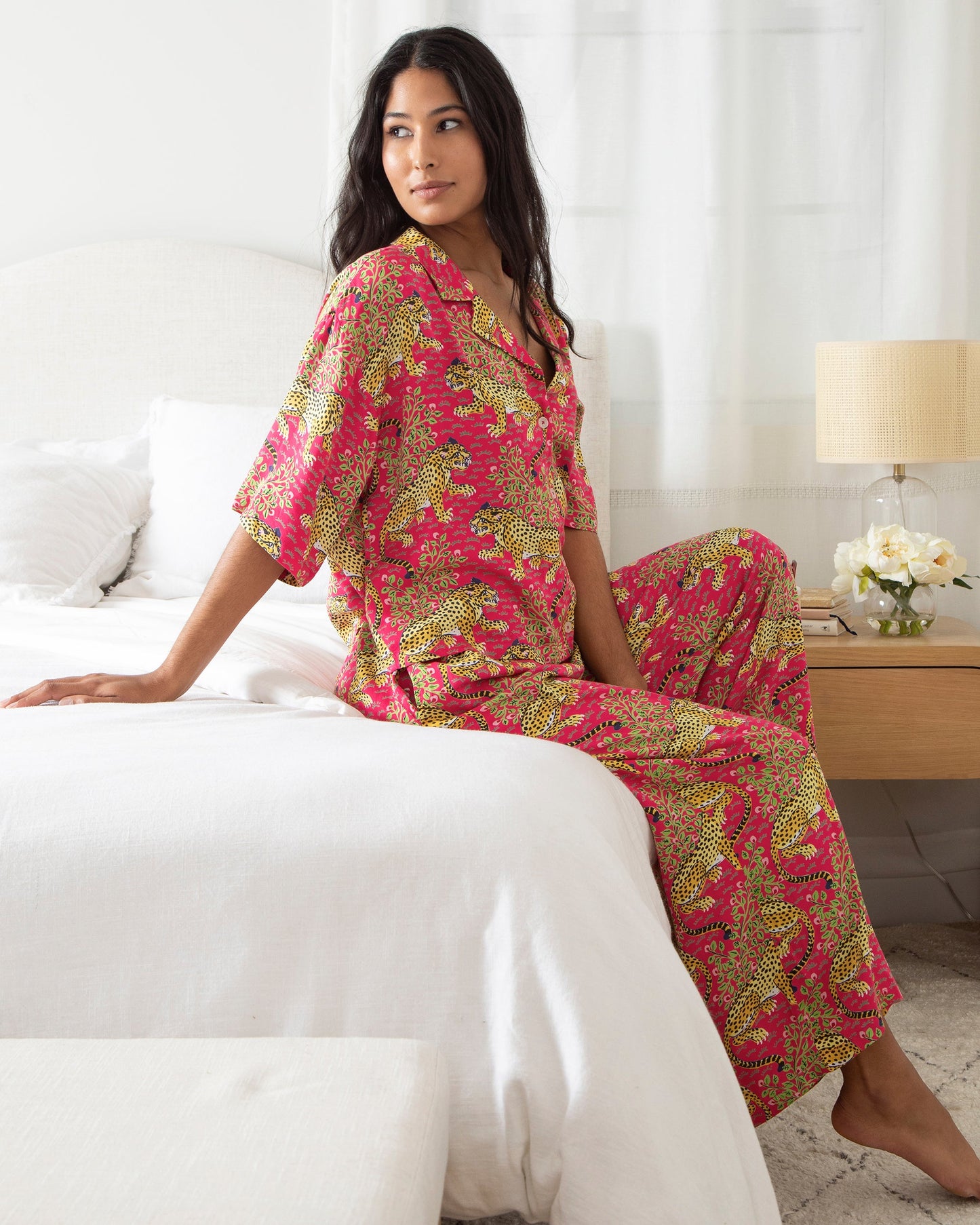 Bagheera - Petite Eco Satin Wildest Dreams Set - Hot Pink - Printfresh